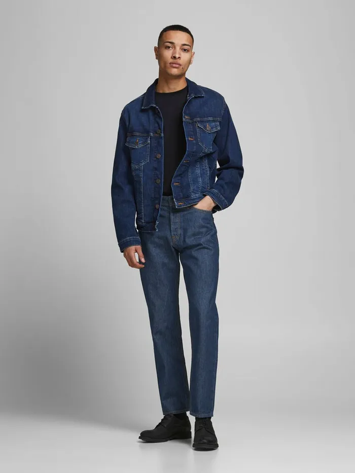 Loose Jeans JACK and JONES Mens CHRIS ORIGINAL AM 999 LOOSE FIT JEANS Blue Blue Denim