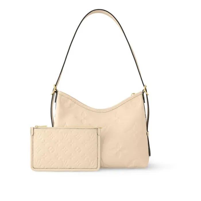 Louis Vuitton Crme Beige M46293 CarryAll PM 8211 Louis Vuitton Handbag Store Women Louis Vuitton CarryAll Bag