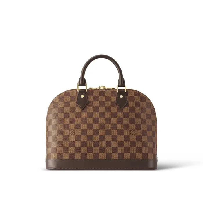 Louis Vuitton Damier Ebene Coated Canvas N53151 Alma PM 8211 Louis Vuitton Handbag Store Women Louis Vuitton Alma Bag