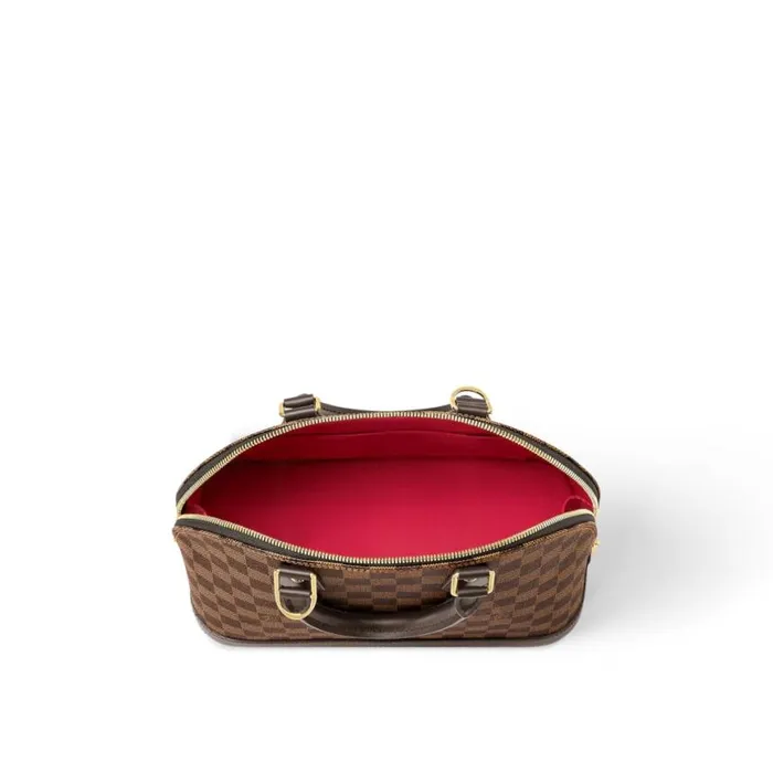 Louis Vuitton Damier Ebene Coated Canvas N53151 Alma PM 8211 Louis Vuitton Handbag Store Women Louis Vuitton Alma Bag