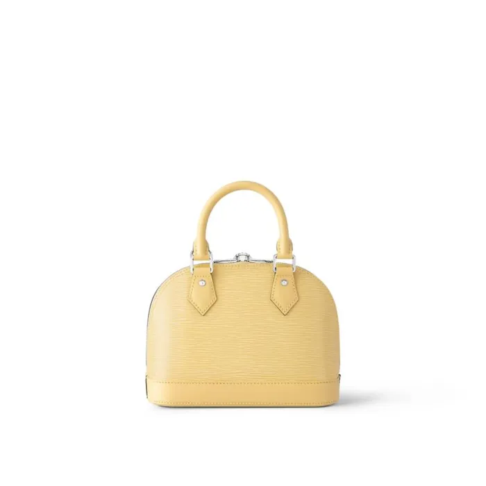 Louis Vuitton Jaune Plume Yellow M22213 Alma BB 8211 Louis Vuitton Handbag Store Women Louis Vuitton Alma Bag