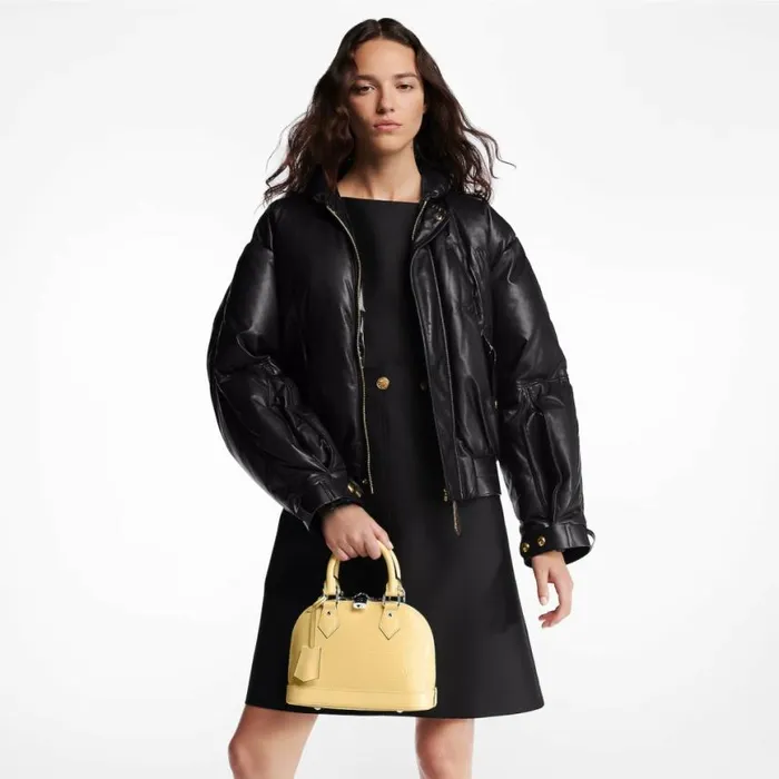 Louis Vuitton Jaune Plume Yellow M22213 Alma BB 8211 Louis Vuitton Handbag Store Women Louis Vuitton Alma Bag