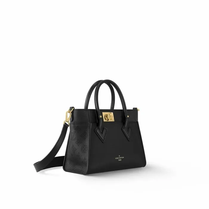 Louis Vuitton M21546 On My Side PM Black 8211 Louis Vuitton Handbag Store Women Louis Vuitton Shoulder and Totes