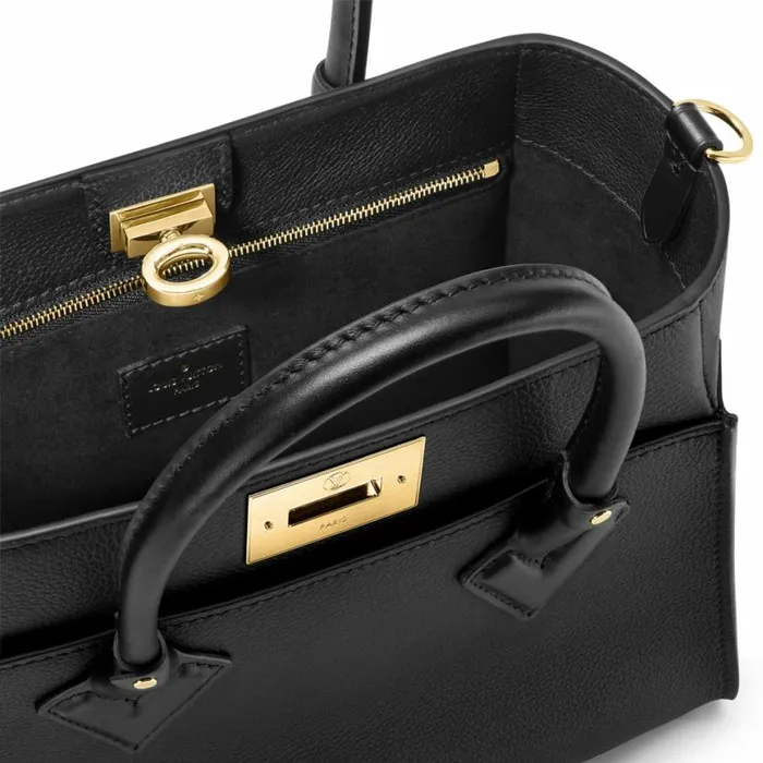 Louis Vuitton M21546 On My Side PM Black 8211 Louis Vuitton Handbag Store Women Louis Vuitton Shoulder and Totes