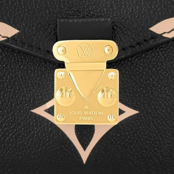 Louis Vuitton M45773 Pochette Mtis BlackBeige 8211 Louis Vuitton Handbag Store Women Louis Vuitton Pochette Metis Bag