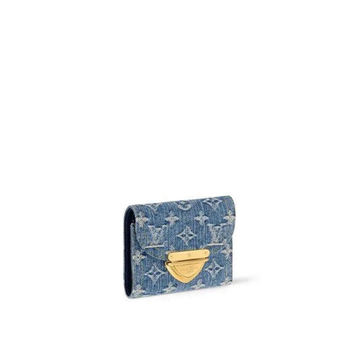 Louis Vuitton M82959 Victorine Wallet Denim Blue 8211 Louis Vuitton Handbag Store Men Louis Vuitton Bags