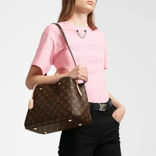 Louis Vuitton Montaigne MM M41056 8211 Louis Vuitton Handbag Store Women Louis Vuitton Montaigne Bag