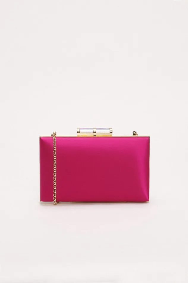 Luisa Spagnoli Clutch And Pochette Women Ivy Fuchsialight Gold