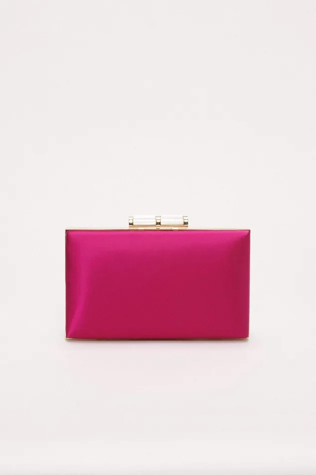 Luisa Spagnoli Clutch And Pochette Women Ivy Fuchsialight Gold Luisa Spagnoli Clutch And Pochette Women Ivy Fuchsialight Gold