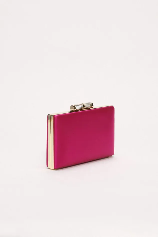 Luisa Spagnoli Clutch And Pochette Women Ivy Fuchsialight Gold Luisa Spagnoli Clutch And Pochette Women Ivy Fuchsialight Gold