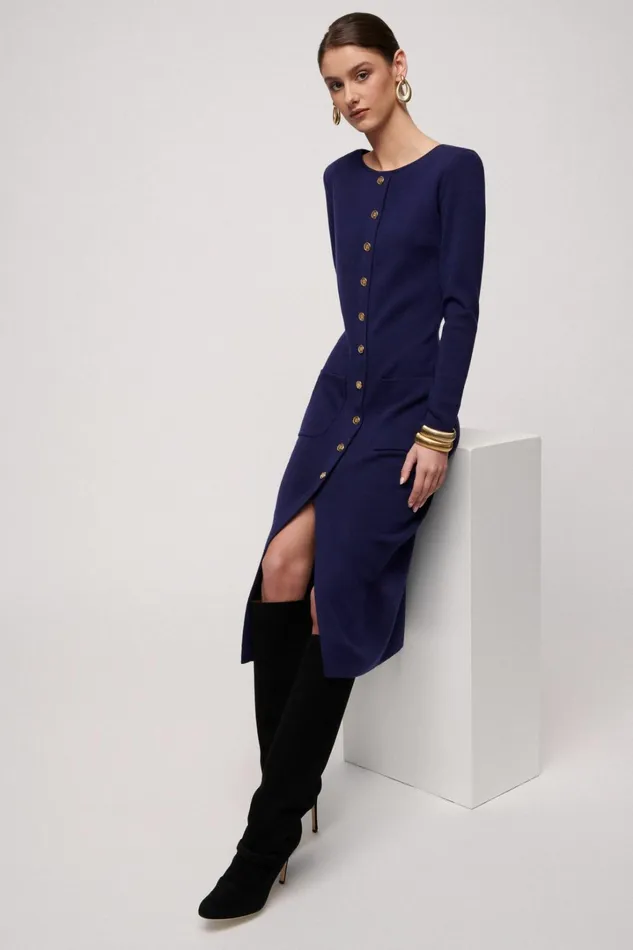 Luisa Spagnoli Dresses and Jumpsuits Women Menestrello Blue Purplish