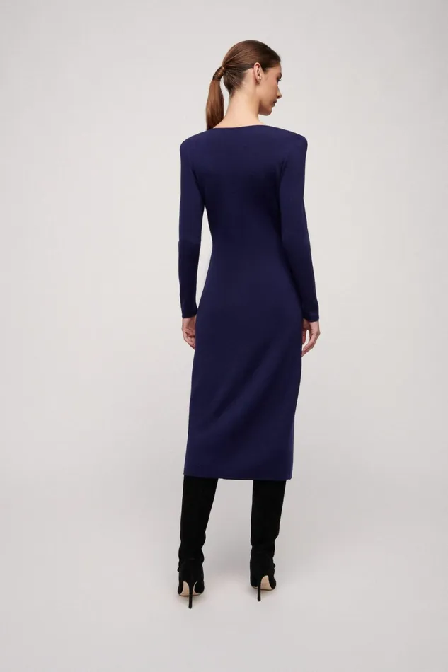 Luisa Spagnoli Dresses and Jumpsuits Women Menestrello Blue Purplish Luisa Spagnoli Dresses and Jumpsuits Women Menestrello Blue Purplish