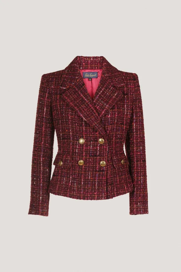 Luisa Spagnoli Jackets and Blazers Women Slalom Burgundy Luisa Spagnoli Jackets and Blazers Women Slalom Burgundy