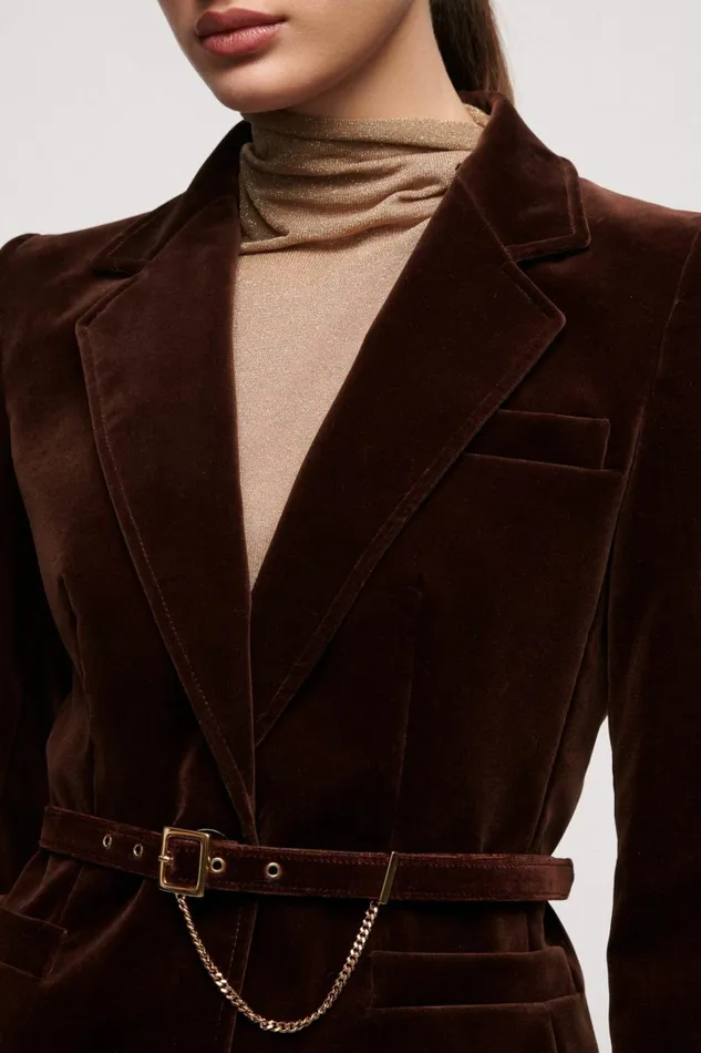 Luisa Spagnoli Jackets and Blazers Women Strenna Brown Luisa Spagnoli Jackets and Blazers Women Strenna Brown