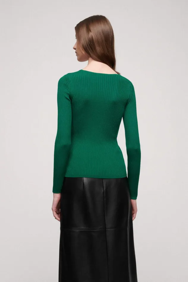 Luisa Spagnoli Knitwear Women Misticanza Green Luisa Spagnoli Knitwear Women Misticanza Green