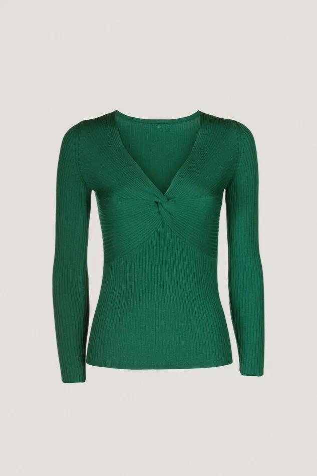 Luisa Spagnoli Knitwear Women Misticanza Green Luisa Spagnoli Knitwear Women Misticanza Green