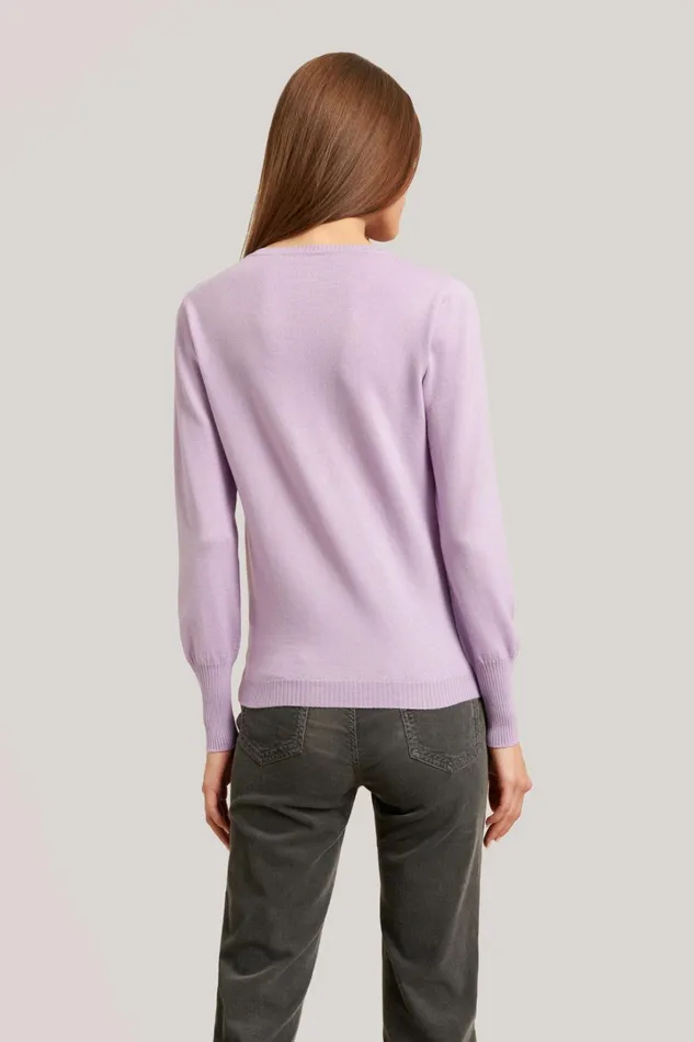Luisa Spagnoli Knitwear Women Mossa Lilac Luisa Spagnoli Knitwear Women Mossa Lilac