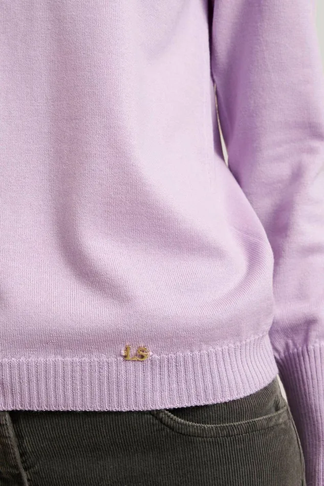 Luisa Spagnoli Knitwear Women Mossa Lilac Luisa Spagnoli Knitwear Women Mossa Lilac