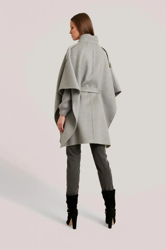 Luisa Spagnoli Outerwear Women Sovranita Grey Melange Luisa Spagnoli Outerwear Women Sovranita Grey Melange