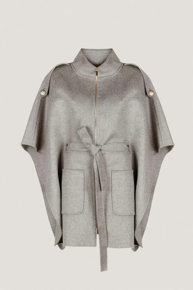 Luisa Spagnoli Outerwear Women Sovranita Grey Melange Luisa Spagnoli Outerwear Women Sovranita Grey Melange