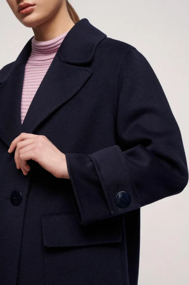 Luisa Spagnoli Outerwear Women Stamane Blue Luisa Spagnoli Outerwear Women Stamane Blue