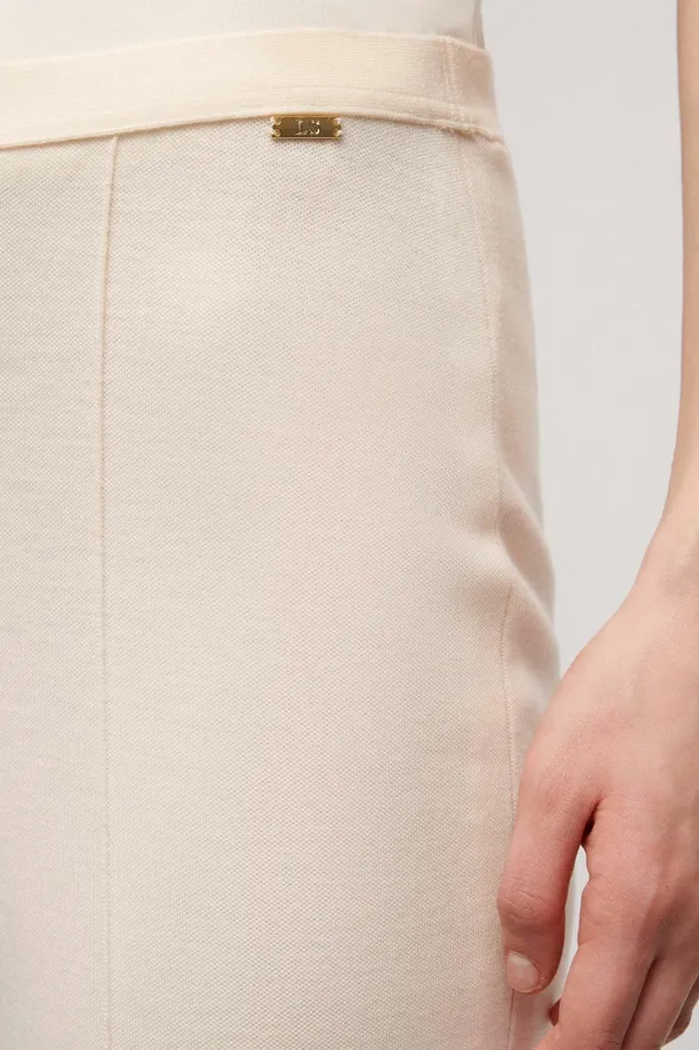 Luisa Spagnoli Pants Women Minuendo Cream Luisa Spagnoli Pants Women Minuendo Cream