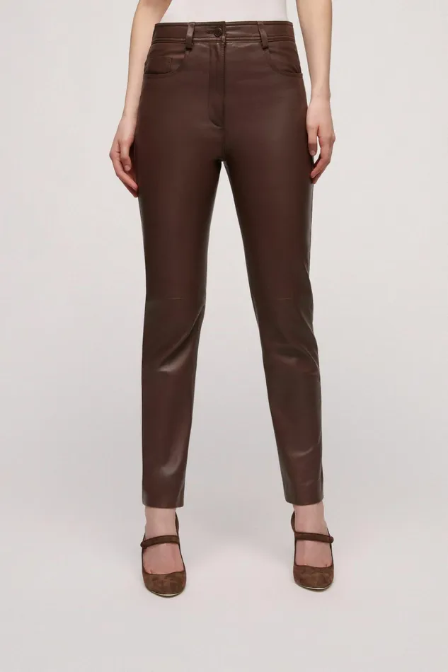 Luisa Spagnoli Pants Women Ornato Brown