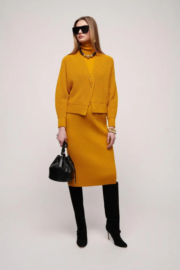Luisa Spagnoli Skirts Women Melitene Mustard Luisa Spagnoli Skirts Women Melitene Mustard
