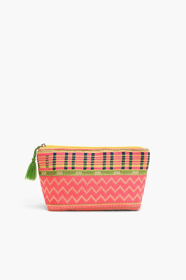 Make Up Bags Checkered Print Spring MakeUp Bags 8211 America and Beyond Women