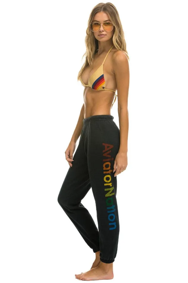 Malibu Sweatpants 8211 Charcoal Women Aviator Nation Sweatpants