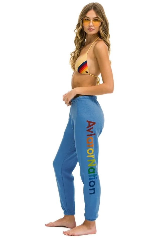 Malibu Sweatpants 8211 Cobalt Women Aviator Nation Sweatpants