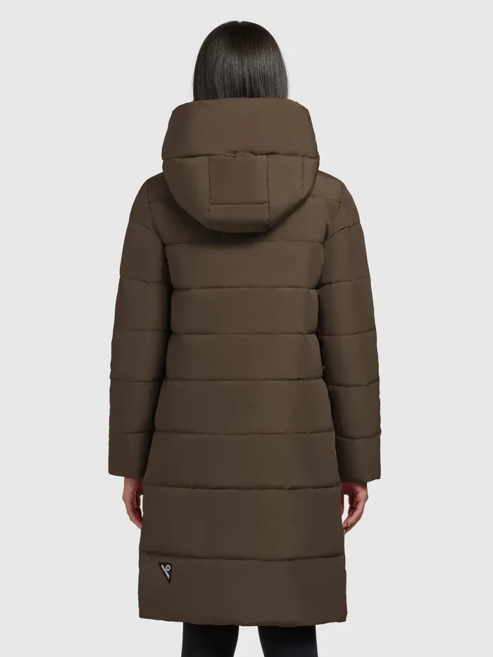 Mantel JILIAS4 Khaki Khaki Puffer Coats KHUJO Women