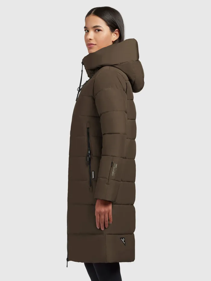 Mantel JILIAS4 Khaki Khaki Puffer Coats KHUJO Women