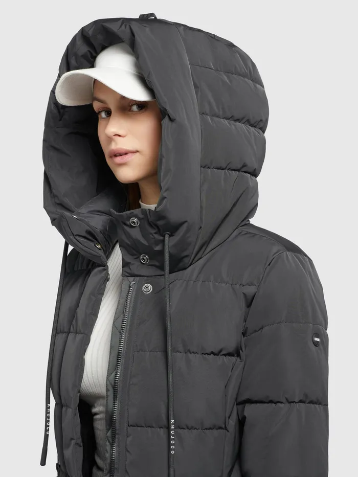 Mantel TYNSE Dunkelgrau Dunkelgrau Puffer Coats KHUJO Women