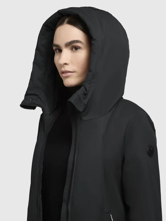 Mantel YAAK3 Schwarz Schwarz Parkas KHUJO Women