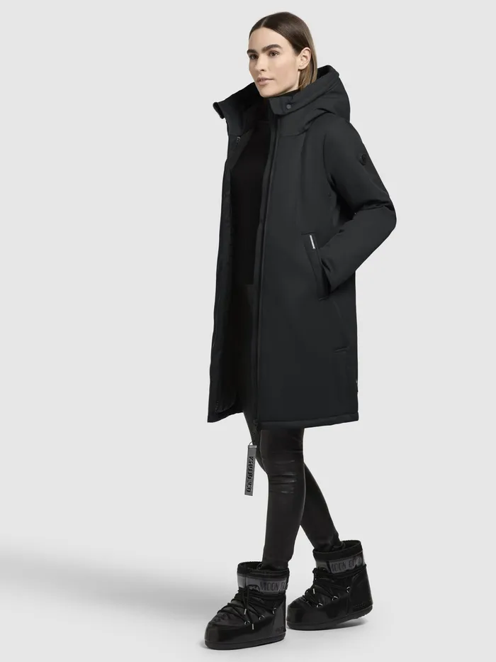 Mantel YAAK3 Schwarz Schwarz Parkas KHUJO Women