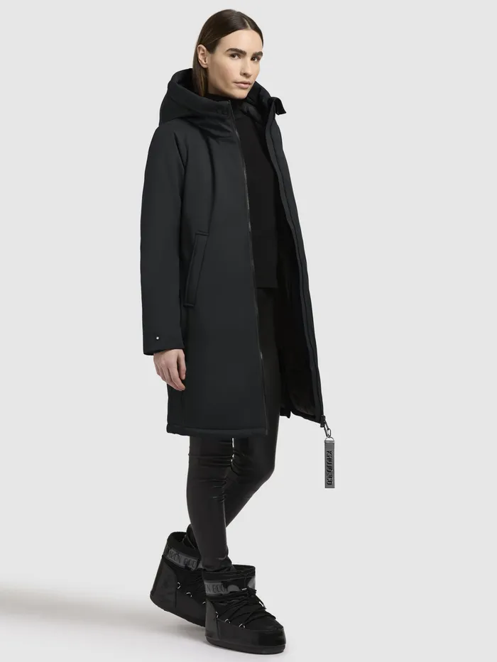 Mantel YAAK3 Schwarz Schwarz Parkas KHUJO Women