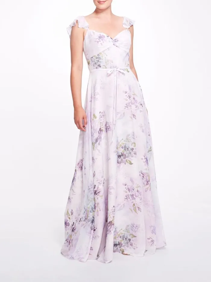 Marchesa Marchesa Notte Naples Printed Lilac 8211 Women