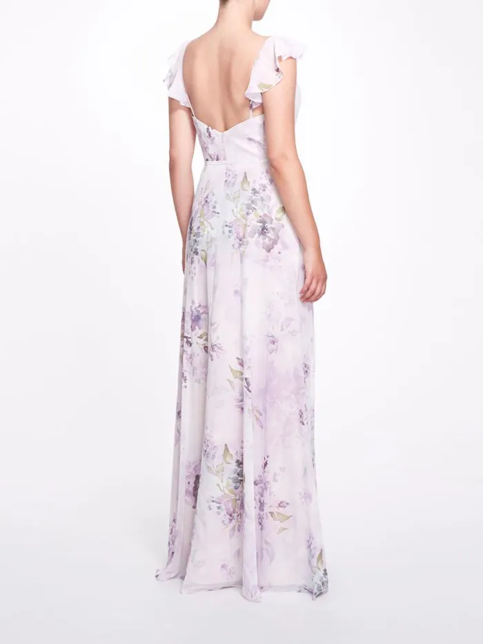 Marchesa Marchesa Notte Naples Printed Lilac 8211 Women