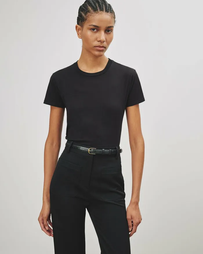MARIELA TEE Cocoa Women Nili Lotan Tops