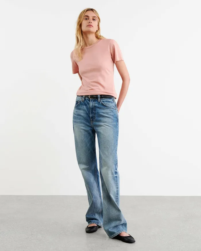 MARIELA TEE Cocoa Women Nili Lotan Tops