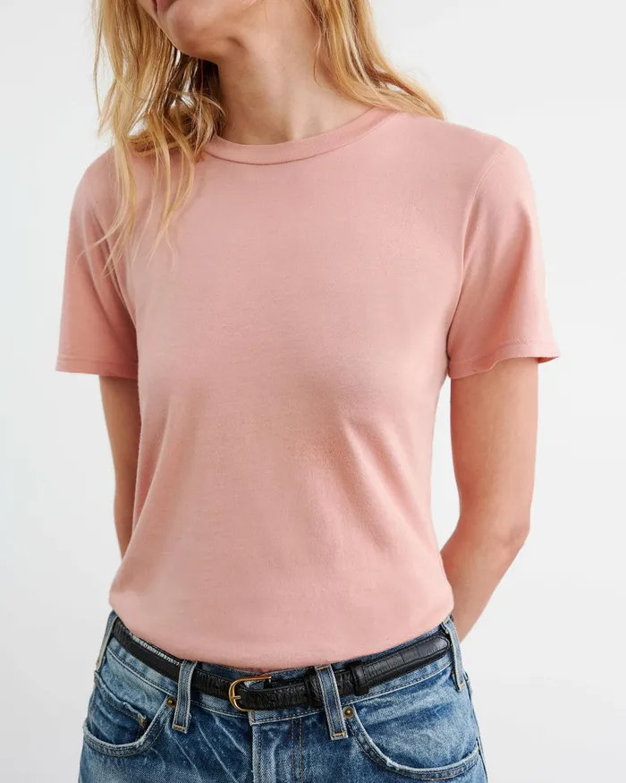 MARIELA TEE Cocoa Women Nili Lotan Tops