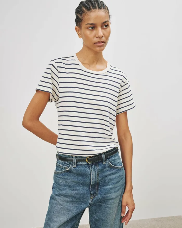 MARIELA TEE Cocoa Women Nili Lotan Tops