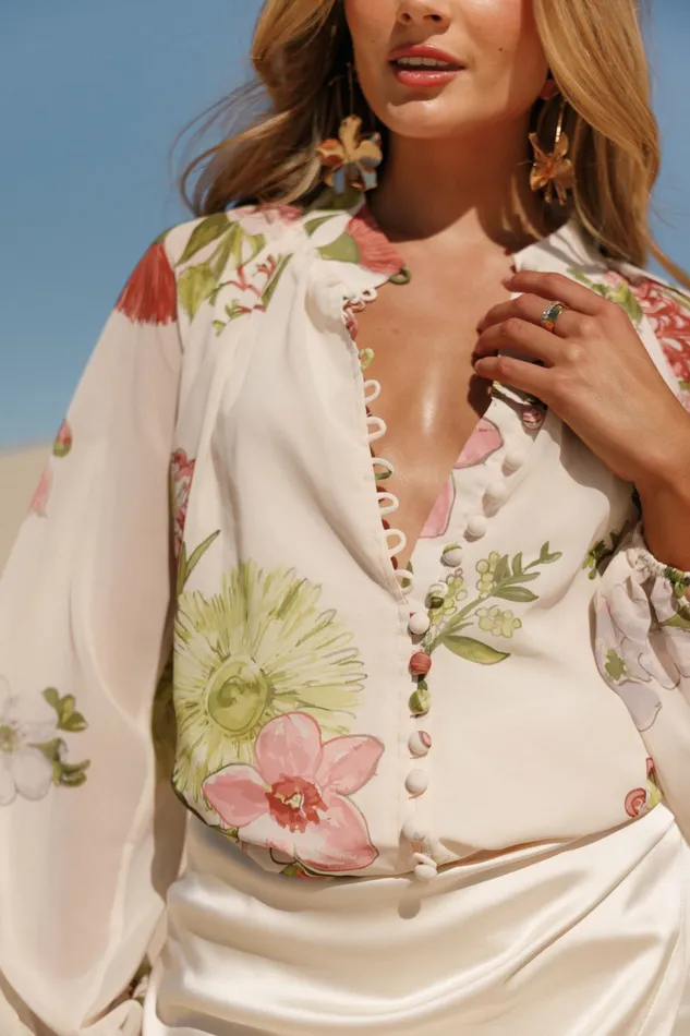 Marni Top Native Flora Women Tops Petal and Pup