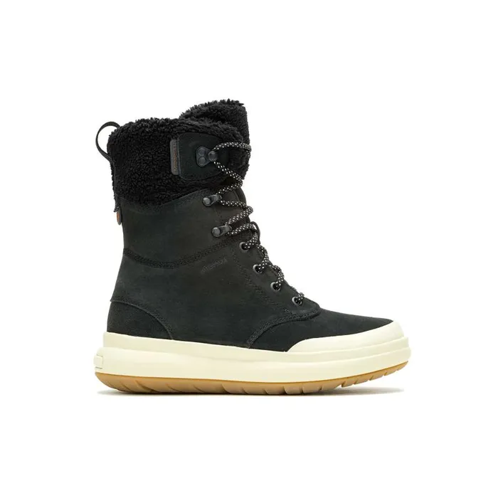 Marquette Thermo Tall Zip Waterproof Black Women Merrell Boots