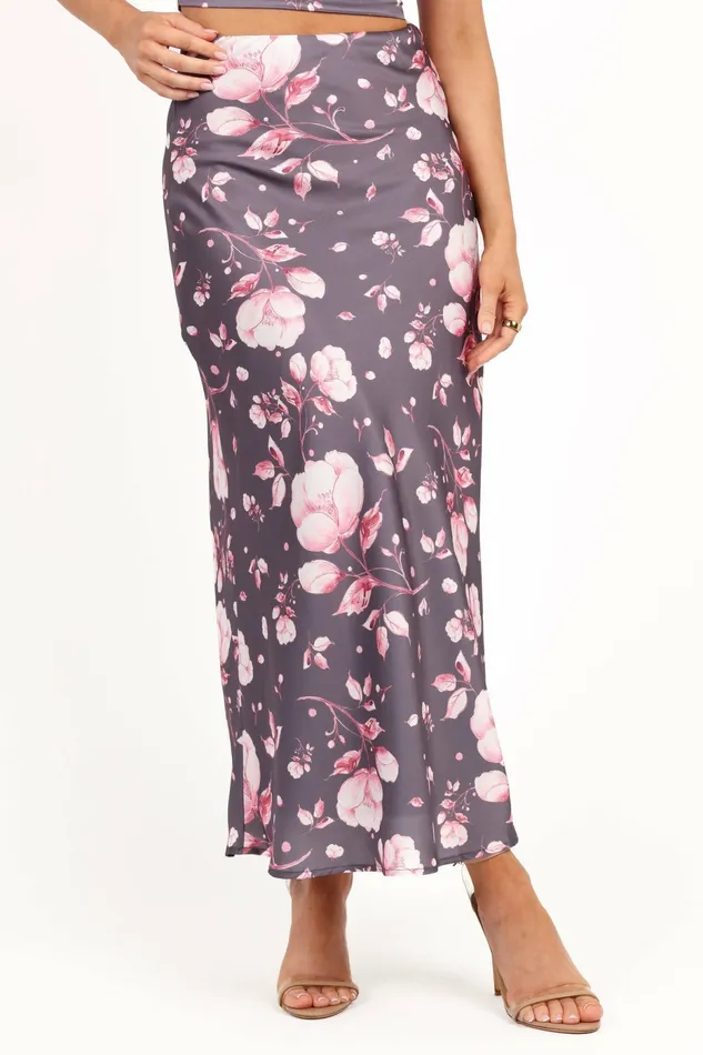 Matching Sets Arabella Two Piece Set Steel Grey Floral 8211 Petal and Pup Women