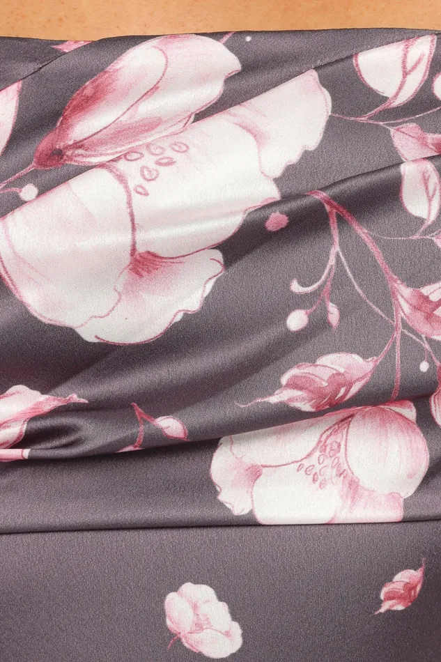 Matching Sets Arabella Two Piece Set Steel Grey Floral 8211 Petal and Pup Women