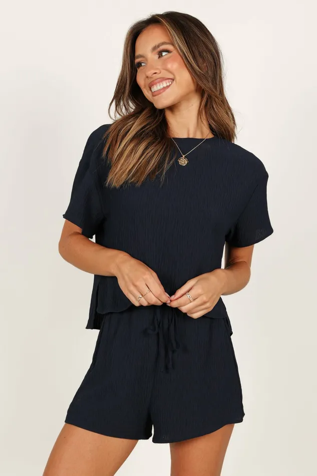 Matching Sets Petal and Pup Women Ittai Set Navy