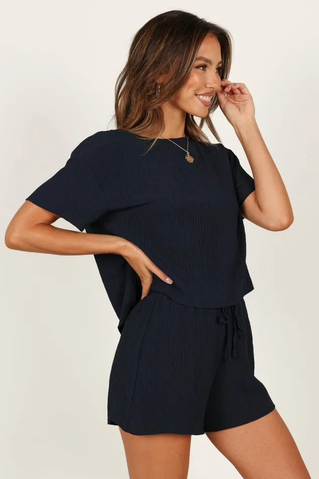 Matching Sets Petal and Pup Women Ittai Set Navy