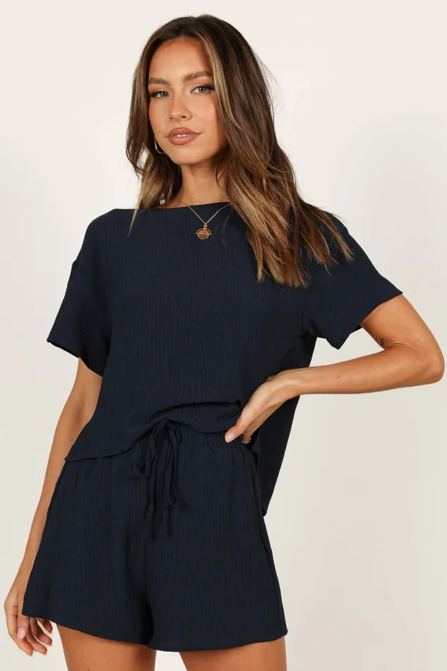 Matching Sets Petal and Pup Women Ittai Set Navy